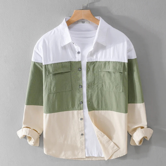 green full sleeve pure cotton shirt