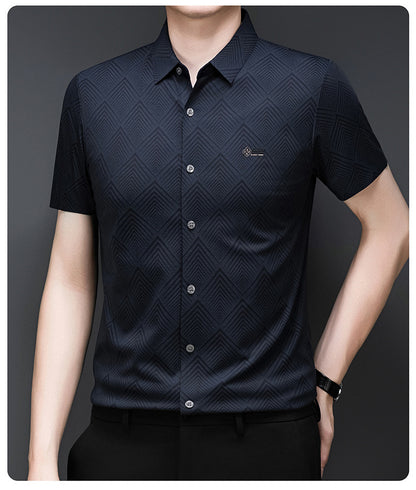 Royal Blue Regular Fit Formal Shirt