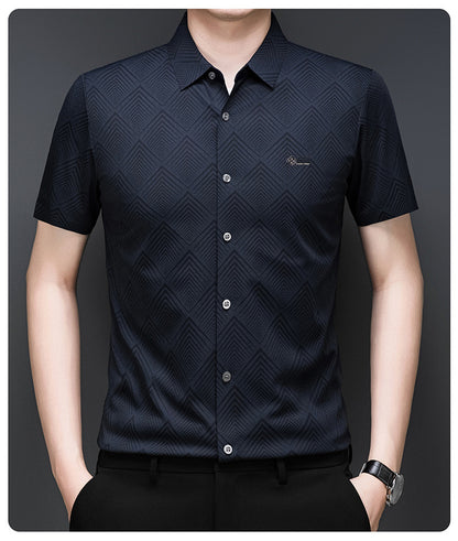 Royal Blue Regular Fit Formal Shirt
