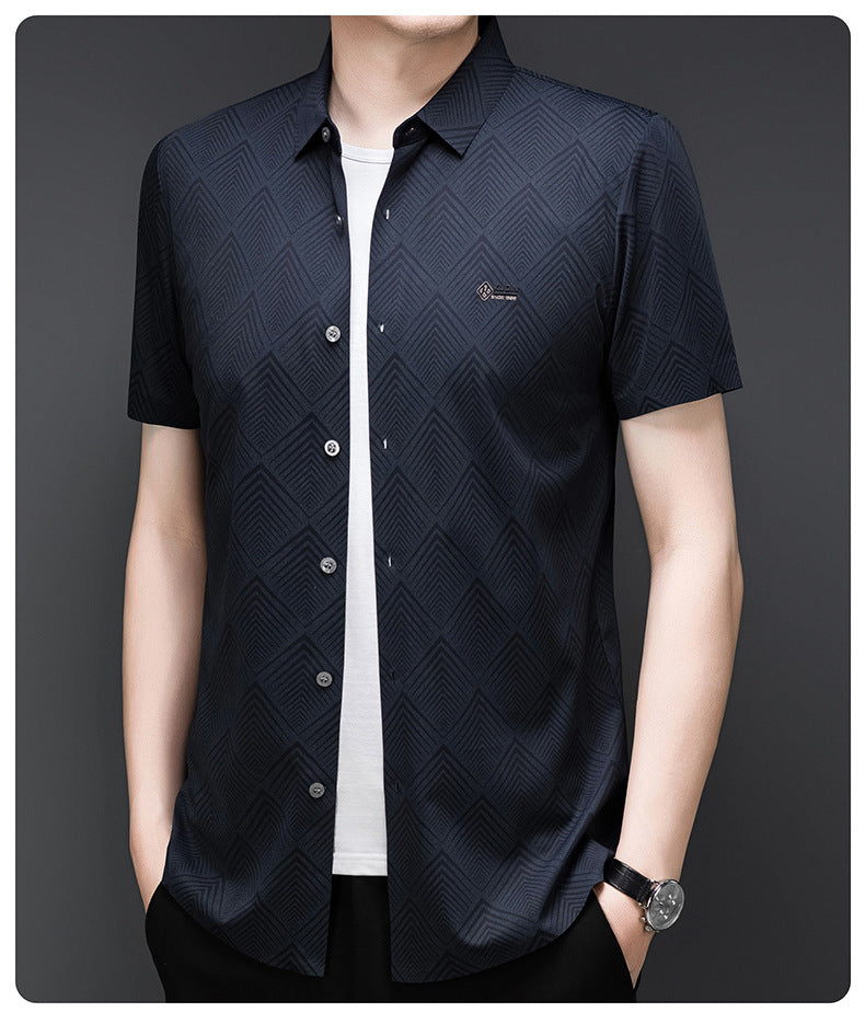 Royal Blue Regular Fit Formal Shirt