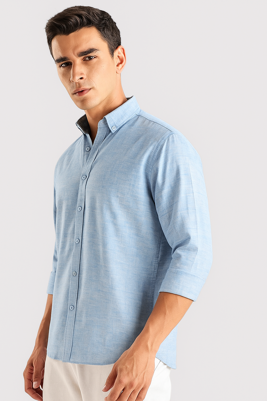 Sky blue Color linen Shirt For Men