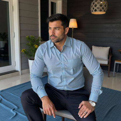Sky blue Color linen Shirt For Men