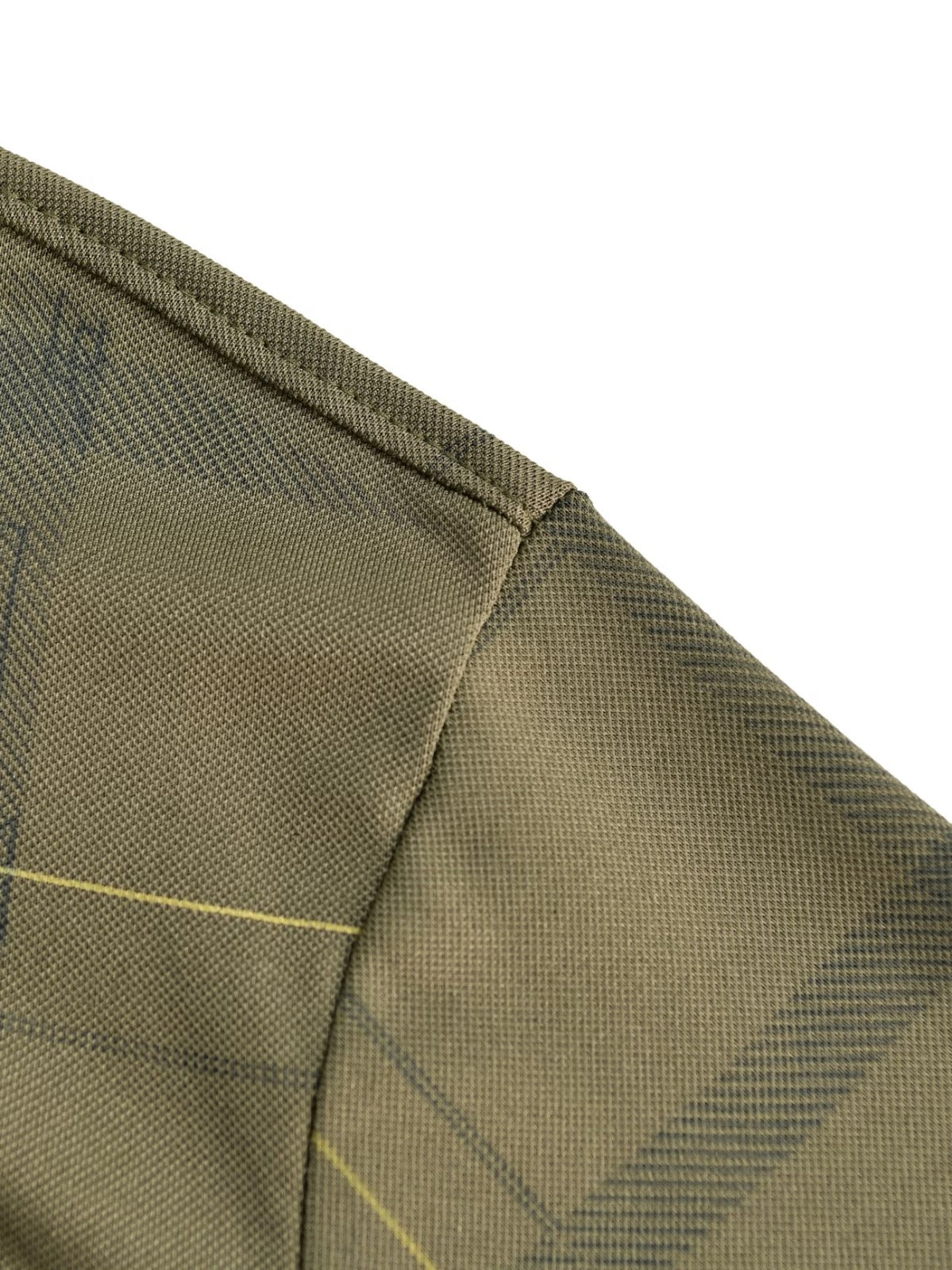 Men’s Premium Olive Checked Polo T-Shirt