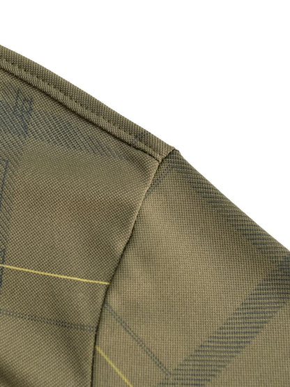 Men’s Premium Olive Checked Polo T-Shirt