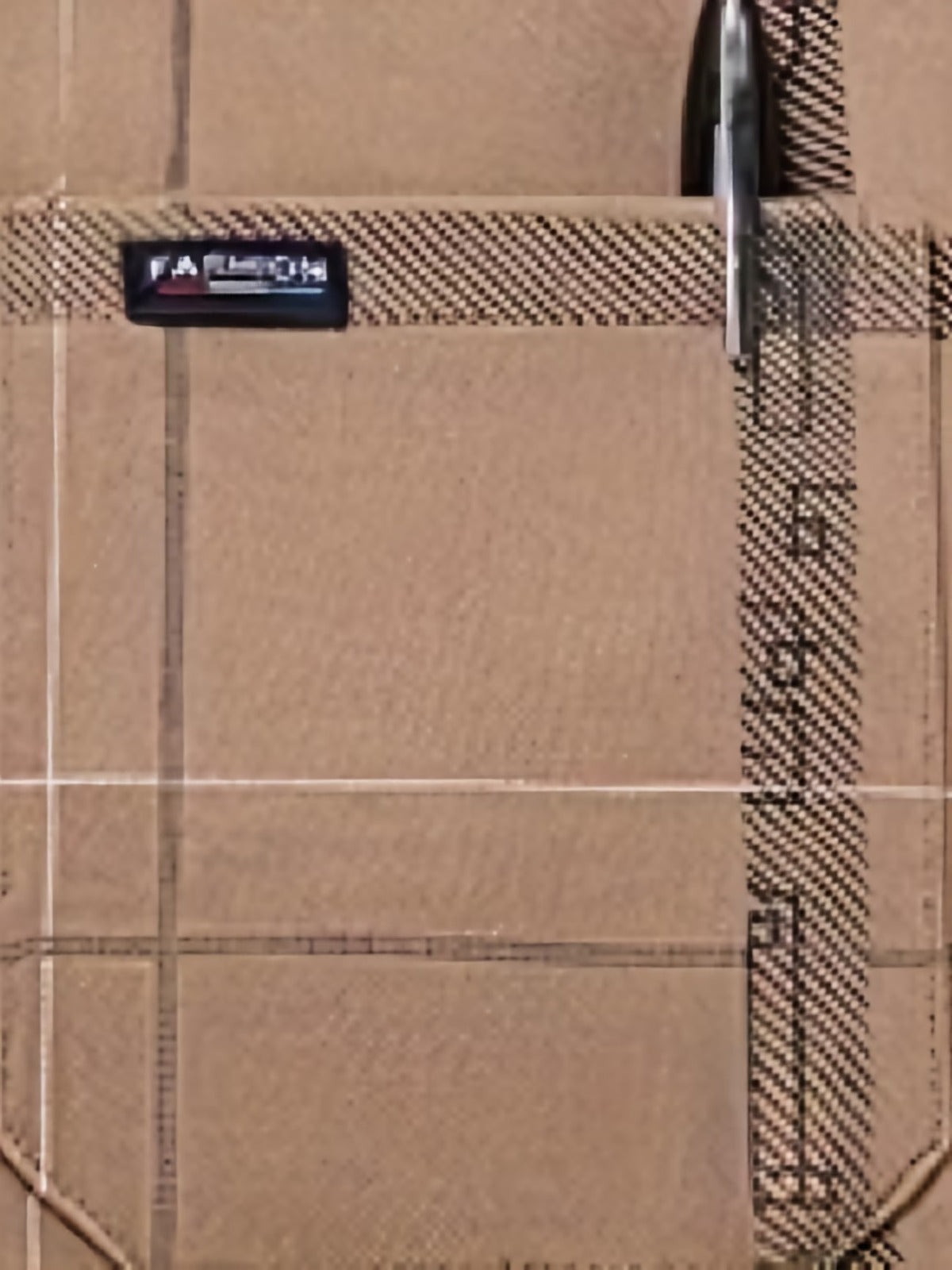 Men’s Premium Brown Checked Polo T-Shirt